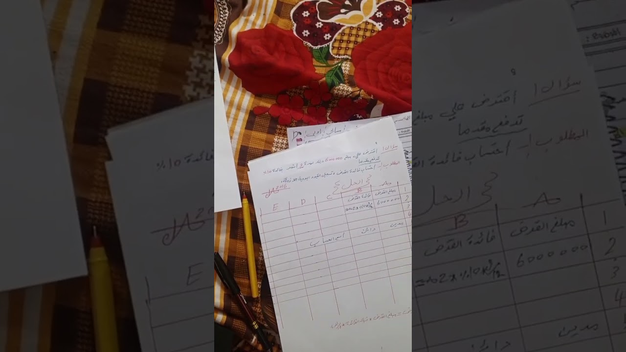 تطبيقات محاسبية/القروض