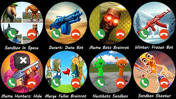 Sandbox Shooter,Nextbots Sandbox,Sandbox In Space,Winter: Frozen Bot,Meme Bots Brainrot,Meme Hunters
