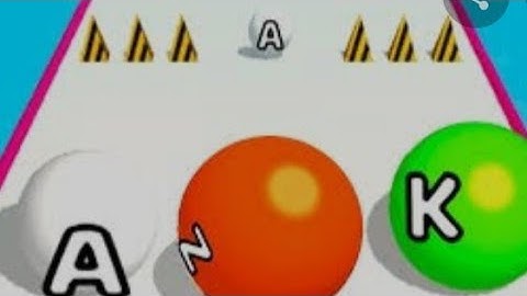 Az ball run game // ato z ball all levels walkthrough iOS and Android gaming