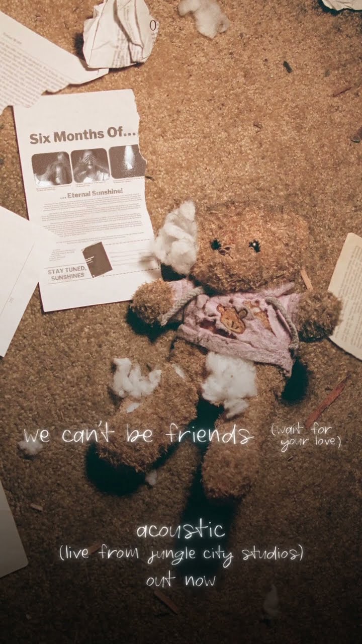 ｡˚❀ we can’t be friends (wait for your love) - acoustic (live from jungle city studios) ꕤ.ﾟout now