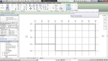 Revit Architecture - Building A House Tutorial | Creating Footings