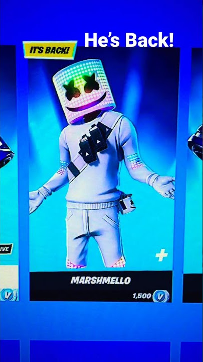 He’s Back #fortnite #marshmello #alone