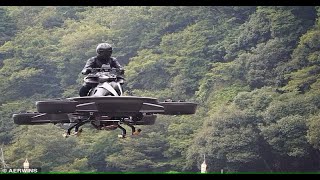 World's first FLYING bike that can reach speeds of 62 mph and fly for 40 minutes to make US debut