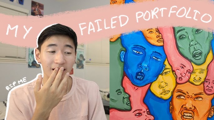 Comparing My Rejected and Accepted Art Portfolios // Art Portfolio
