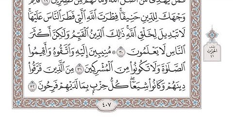 الربع الثالث من الحزب ٤١ من القرآن الكريم - الشيخ عبدالرشيد صوفي