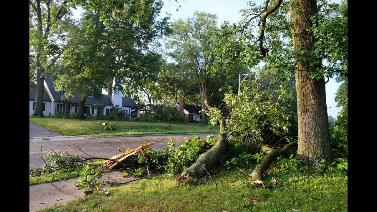 Storm Damage June Drive 07/15/23 The Morning After - YouTube