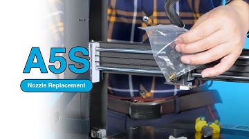 How to change a new nozzle for JGMaker A5S/A3S 3d printer