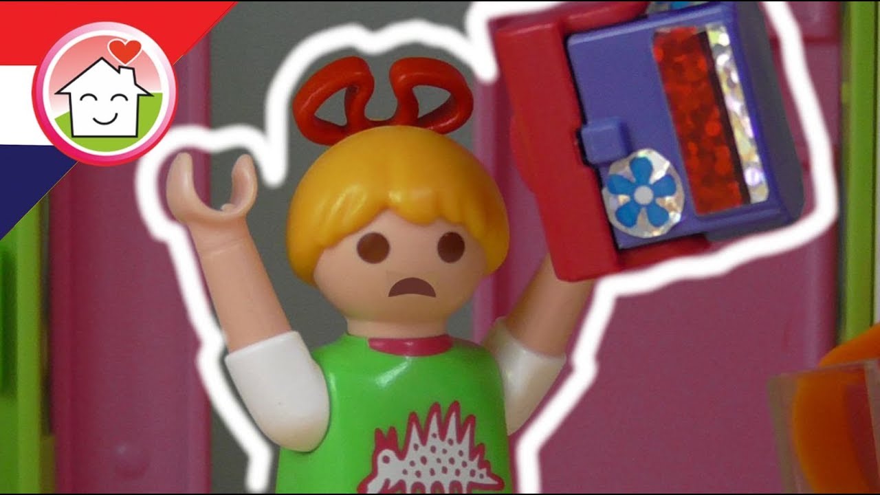 Playmobil filmpje Nederlands Lena is boos !  Familie Huizer