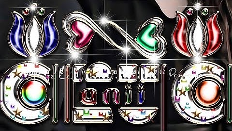 Multi color Glowing glass font Editing How to Make glass Font in pixlab ps touch #glassfont #edit