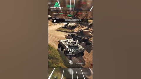 Tank Attack Domination In DELTA FORCE #shorts