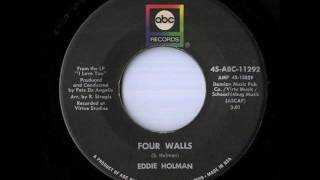 Miniatura del video "Eddie Holman - Four Walls - SOUL 1969"