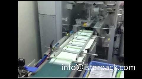 Blister Horizontal Flow Wrapper - Cartoning Machine - Stretch Banding Machine Packing Line