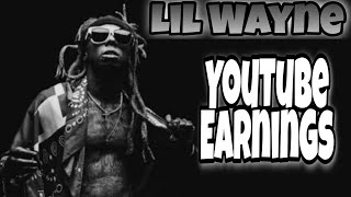 Full Lil Wayne's YouTube Monthly Earnings || Lil Wayne Net Worth || Lil Wayne Income || YT Income Guide