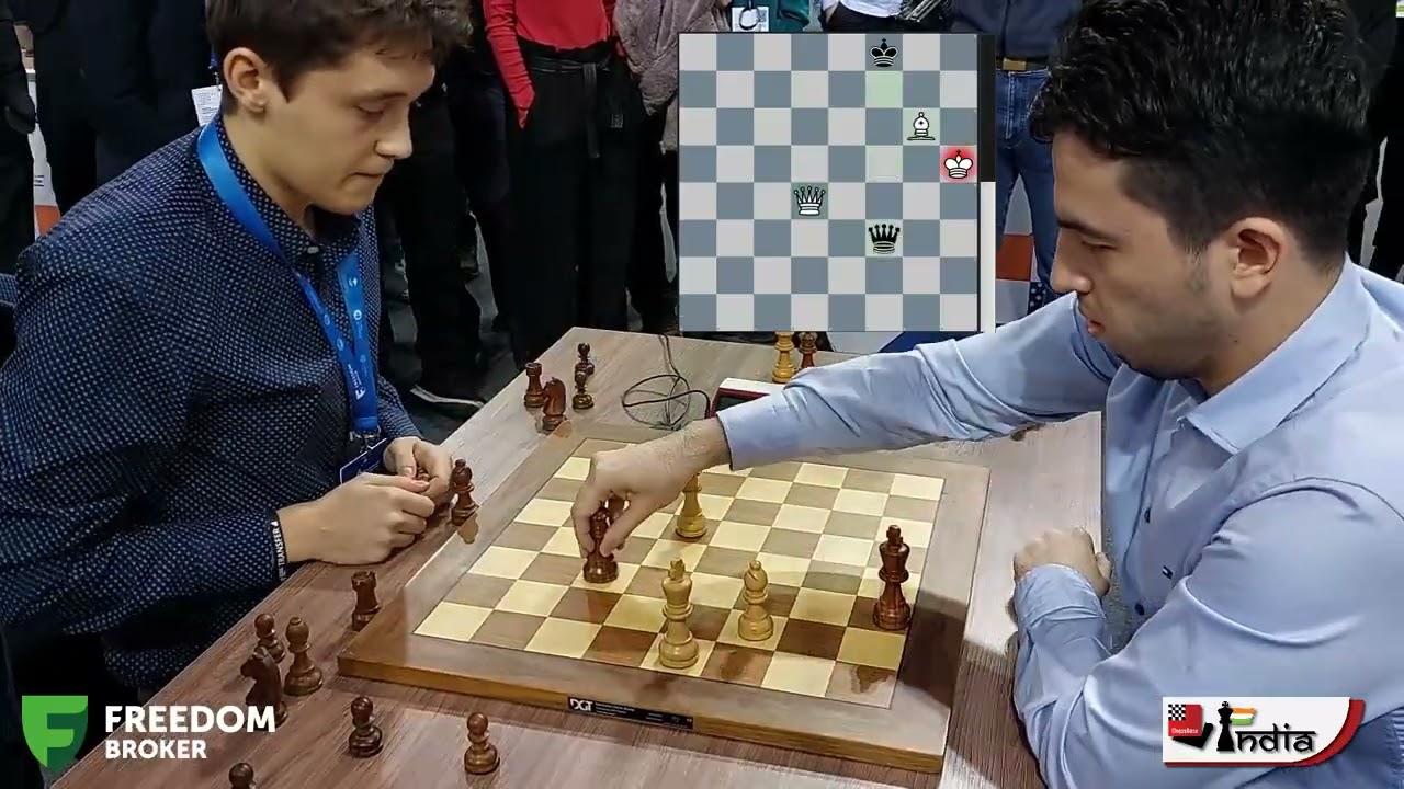 Vakhidov VS Magnus Carlsen || World Blitz Chess 2023 - R2