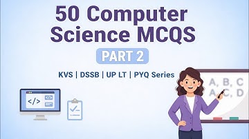 KVS PGT Computer Science PYQ MCQs + UP LT Grade | Set-1 (20 Questions) | Most Important part 2