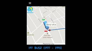 (MEGSZŰNT JÁRAT!) Budapest 197 busz útvonala: Rákosvölgye MGTSZ - Rákoskeresztúr, városközpont.