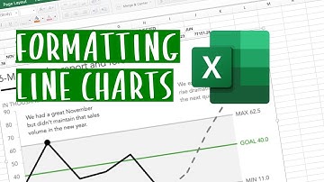 Create a line graph in Excel - part 2