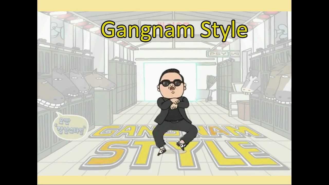 gangnam style psy lyrics