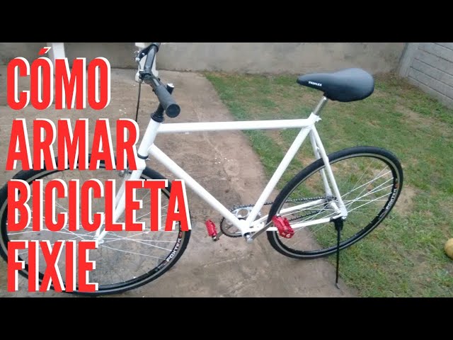 Cómo Armar Bicicleta Fixie / Freno Del. Piñón 2019 - YouTube