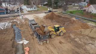 Esker Square - The Gillespie Company - Holt, MI - December 2022 Construction Update