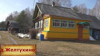 картинка: Уютная, тихая деревня в живописном месте. Деревня в лесах. Красивая деревня в глубинке.
