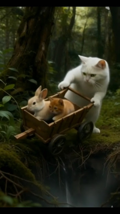 perjuangan yang sulit untuk menjaga yang dia sayangi#cat #kitten #cute #funny #cutecat