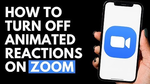 How To Turn Off Animated Reactions on Zoom on Android Phone | Zoom Tutorial