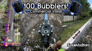 100 Bubblers! | Commercial Install by SprinklerDude 202 views 1 month ago 2 minutes, 42 seconds