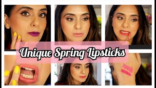 My Most Unique Spring Lipstick Shades!