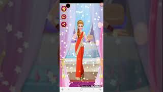 العاب بنات تلبيس الساري الهندي وعمل المكياج indian fashion screenshot 5