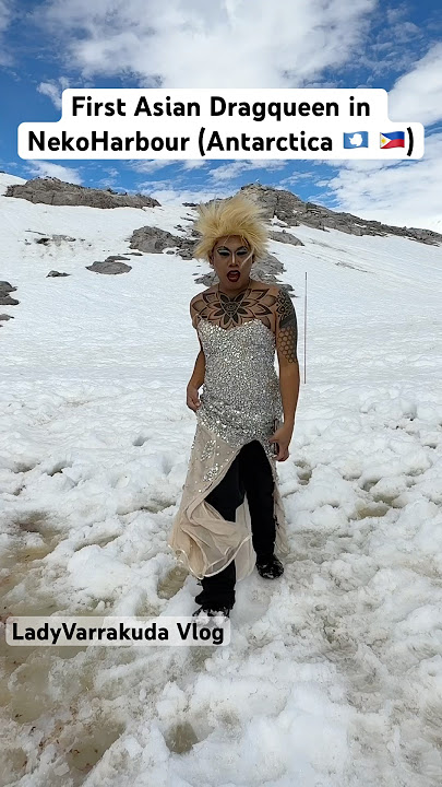 I’m the First Asian Dragqueen in Antarctica 🇦🇶 #mabuhayangpilipinas  #recordholder  #tattoo