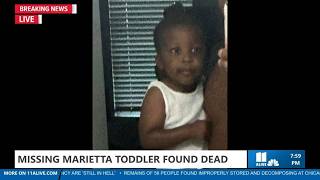 Tragic end to search for missing toddler in Marietta