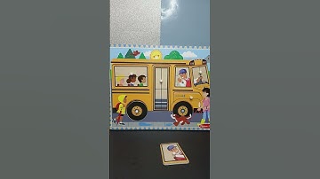 The driver on the bus says, "Move on back! 🚌 Bus sound puzzle