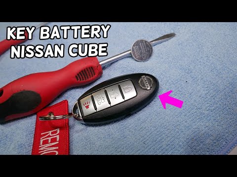 NISSAN CUBE KEY FOB BATTERY REPLACEMENT, KEY NOT WORKING FIX