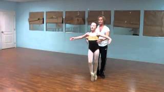 Amanda Hall, 9 Years Old, The Nutcracker Rehearsal. Pembroke Ballet.