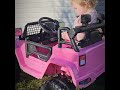 Our girl got a jeep for her 2nd bday