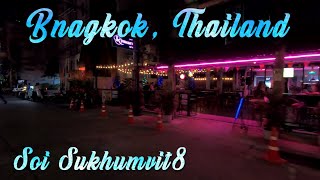 Walking in Bangkok, Thailand. Soi Sukhumvit 8. ORANGE ia