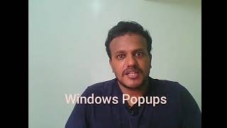 Windows Popups : Concept for Selenium WebDriver with Java