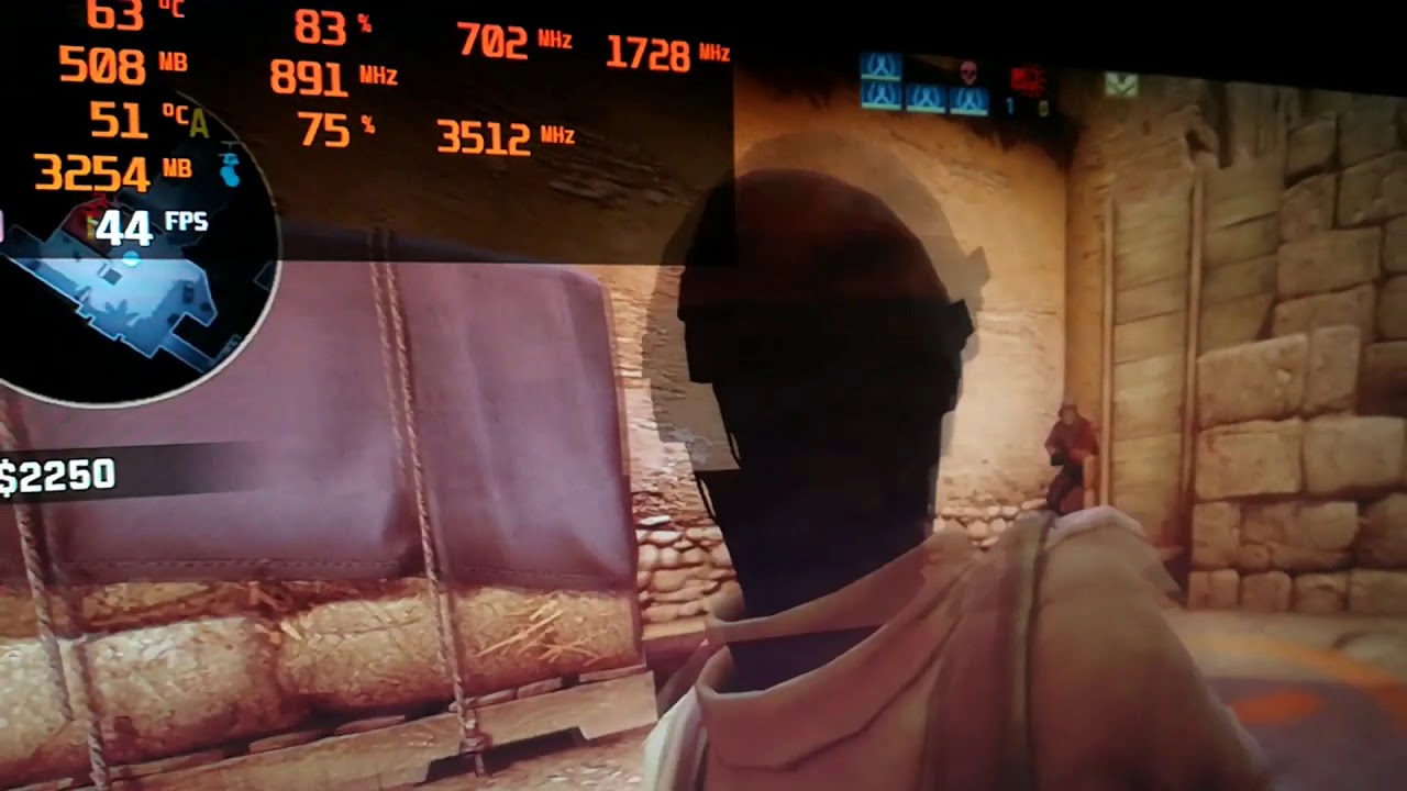 Counter-Strike: Global Offensive E5700 + 9800 GT FPS