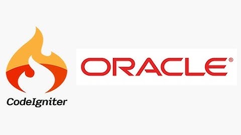 Codeigniter 3 configureren met ORACLE gemakkelijke