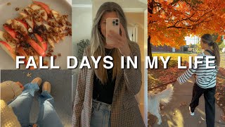 FALL DAYS IN MY LIFE | cosy autumn vlog, life updates, going to church \& friends 🧸🍂