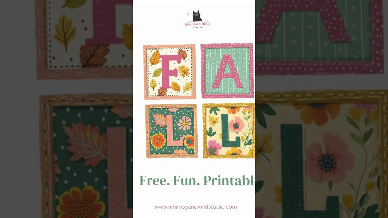 Free FALL PNG Download – Cute Autumn Clipart #freebiealert #freedownload #printableart #fallvibes