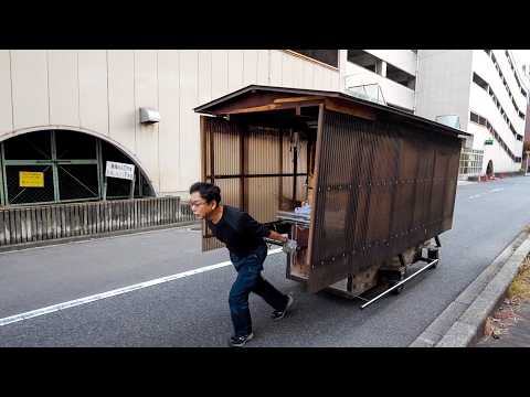 Why this man pulls a stall and operates alone in Kure City— and How to assemble It