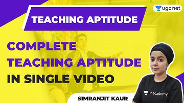 NTA UGC NET 2021 | Complete Teaching Aptitude in Single Video | by Simranjit Kaur