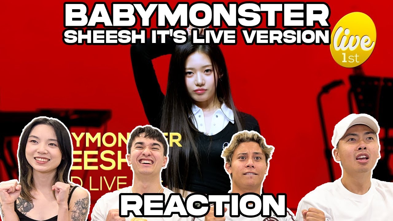 BABYMONSTER - “SHEESH” Band LIVE Concert REACTION!