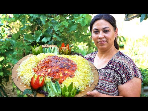 Golden Hands Cooking New Pilaf Recipe Inside Chicken | New Croissant Recipe