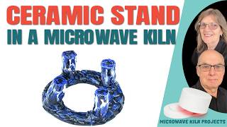 My First Microwave Kiln Project | Ceramic Stand for a Fused Glass Bowl