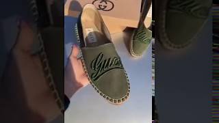 Эспадрильи мужские Gucci D6900 темно-зеленые - Видео от Stas Strashko
