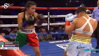 Marlen Esparza vs. Karla Valenzuela ran boxen Women boxing match