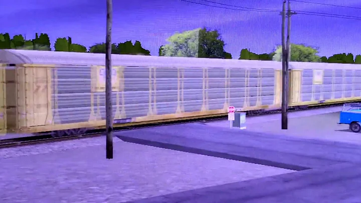 Union Pacific 8444 Pulls A 59-Car Freight Train